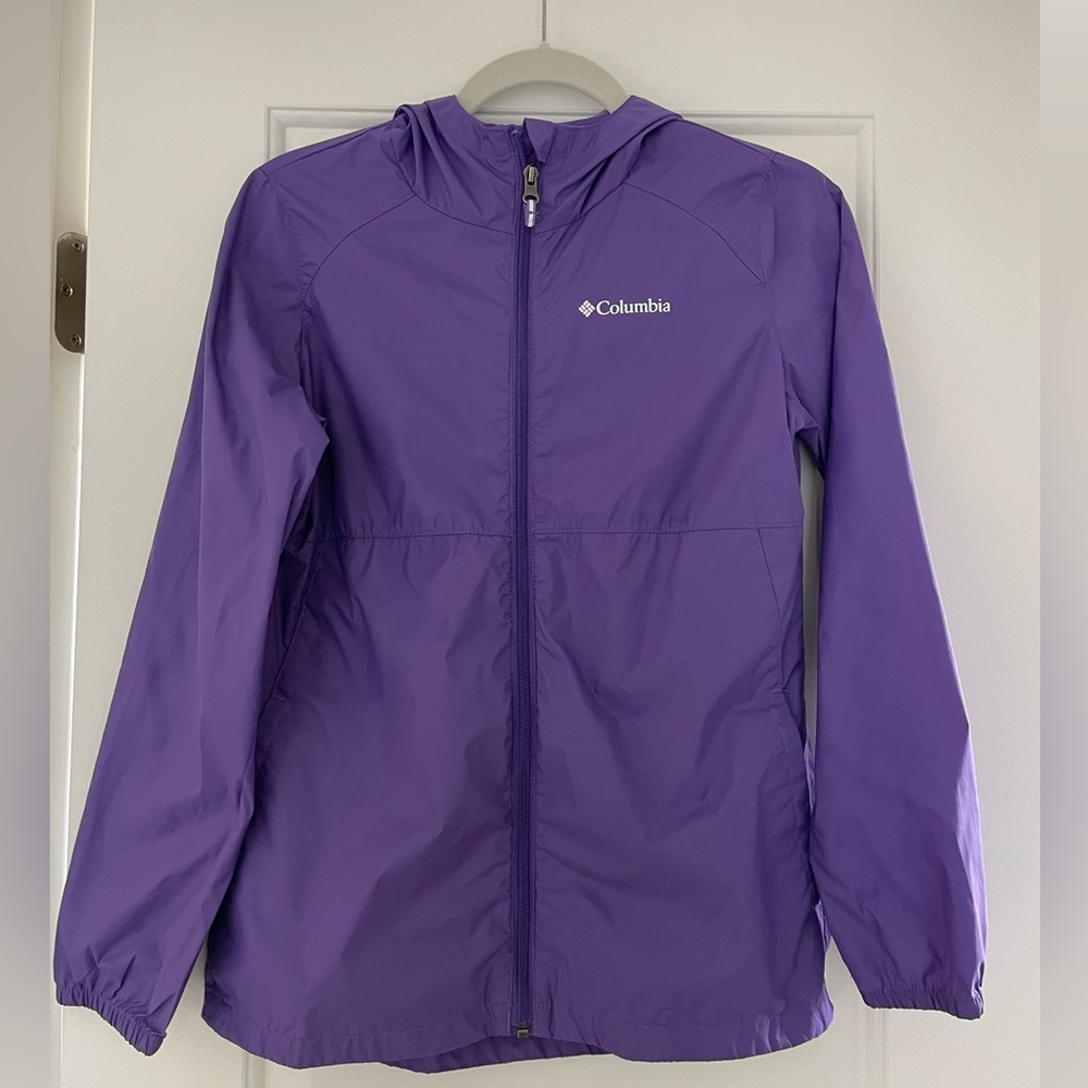 Columbia Brand, girls windbreaker in size large (14/16).  Never used.